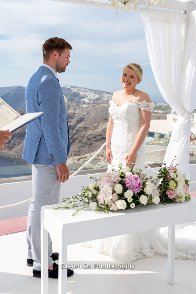Wedding stories Santorini